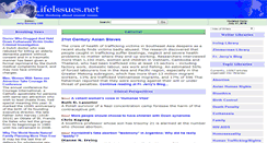Desktop Screenshot of lifeissues.net