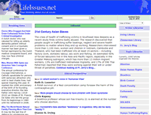 Tablet Screenshot of lifeissues.net